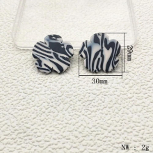 Arrival! (Choose design) 50pcs Acetic Acid Charm for Earrings DIY Making Parts,Jewelry Accessories Findings & Components