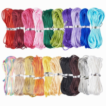 200yards/Set Nylon Thread Jewelry Cord 1mm for Braided Jewelry Making DIY Bracelet Necklace Accessories Mixed