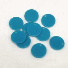 Arrival! 15mm 100pcs Acrylic Solid Neon Effect Round Charm For Earring DIY Parts,Jewelry Findings&Components