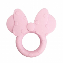 Chenkai 10PCS BPA Silicone Teether Cartoon Baby Silicone Pacifier For DIY Infant Necklace Teething Chains