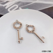10pcs Silver Pendant Charms Key Car Pendants for Jewelry Making Findings Diy Necklace Earrings Accessories