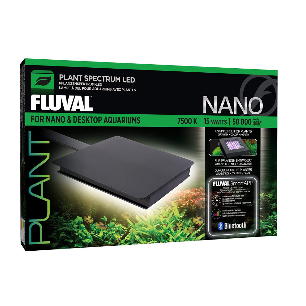 Fluval Plant Nano LED Aquarium Lighting with Bluetooth 15 Watts