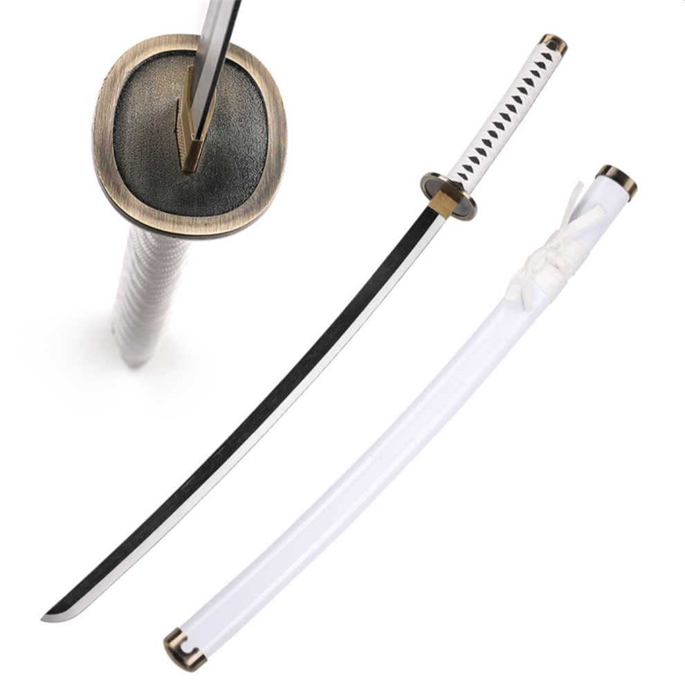 Nextleveluk One Piece Roronoa Zoro Wado Ichimonji Katana Wooden Cosplay Sword