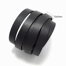 1.15meter Flat Leather Cord,Synthetic Leather Belt Bag Handle,10mm 15mm Key Cord Stitched Leather Strips,Cord Bracelets Making