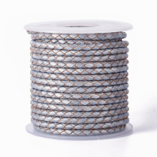 10yards/Roll 3.3mm Braided Cowhide Leather Cord Thread for Bracelet Necklace Keychain Strap DIY Jewelry Making String Materials