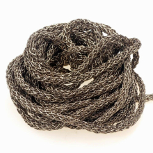 4MM 250CM/Lot Silver Metal Colorful Mesh Soft Thread DIY Bracelet/Necklace/Shoes/Hat/Bag Hand Jewelry Making