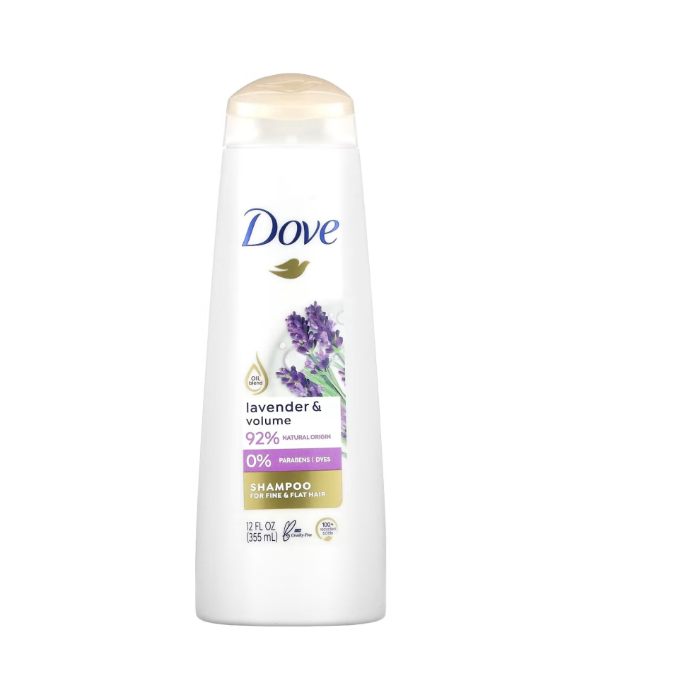 Dove, Shampoo, For Fine Flat Hair, Lavender & Volume, 12 fl oz (355 ml)