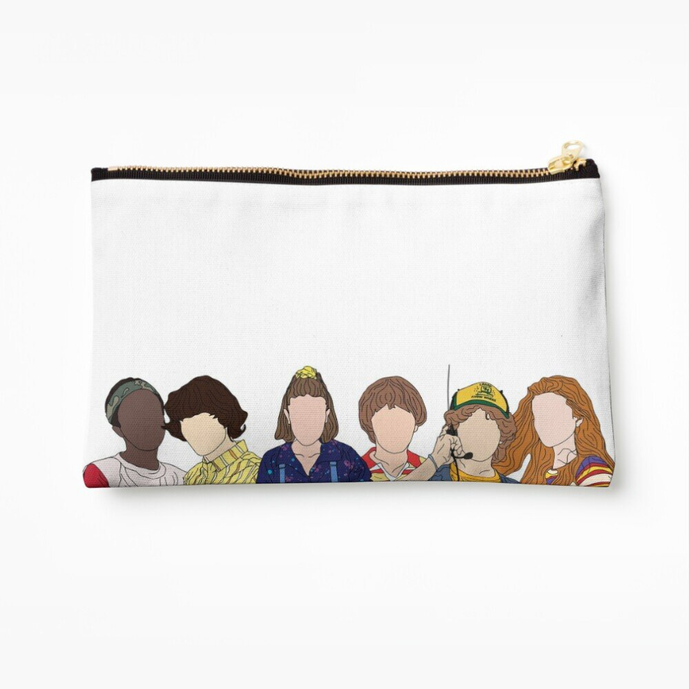 Whibos Makeup Bag Stranger Things 3 Cosmetic Organizer Tyvek Paper Bags Zipper Pouch