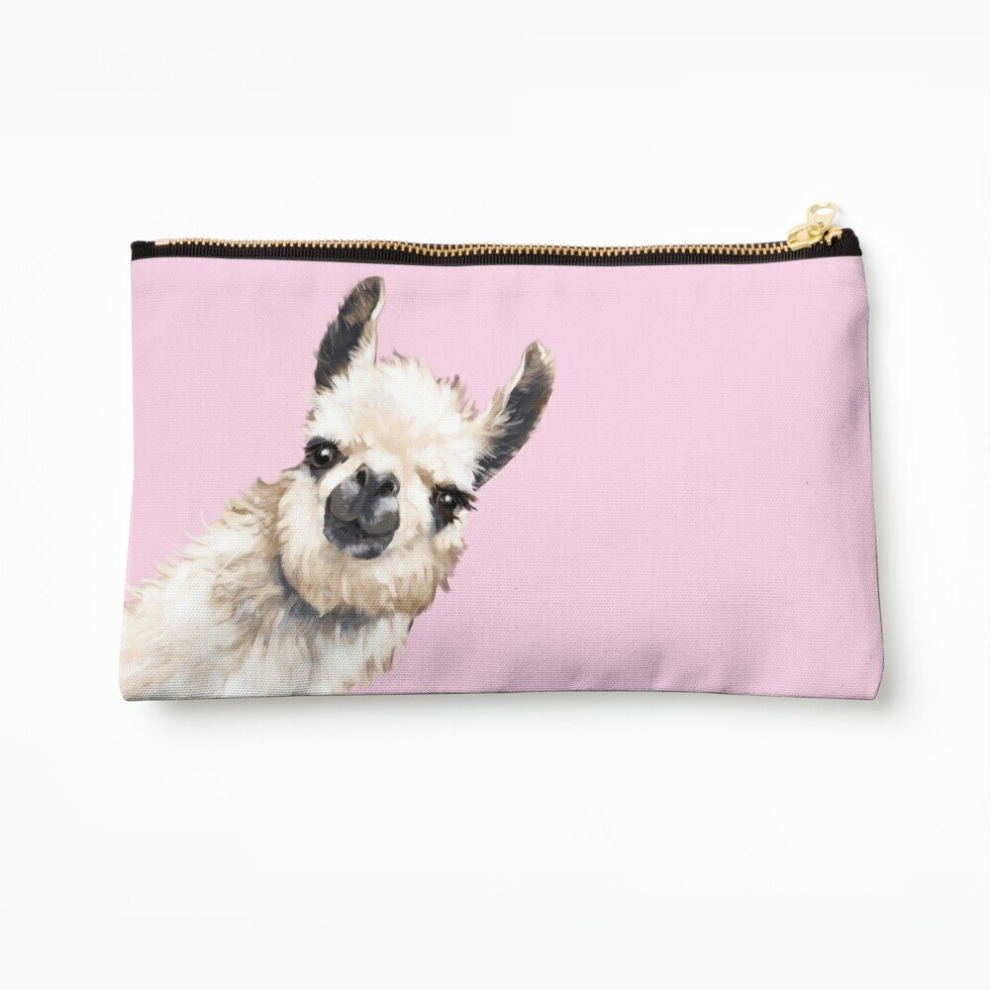 Whibos Makeup Bag Sneaky Llama Cosmetic Organizer Tyvek Paper Bags Zipper Pouch
