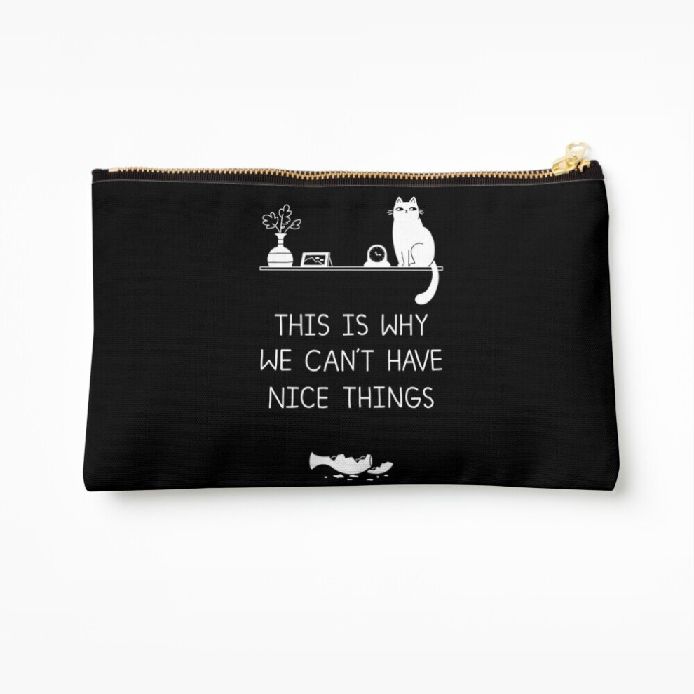 Whibos Makeup Bag This Is Why We Can't Have Nice Things Cosmetic Organizer Tyvek Paper Bags Zipper Pouch