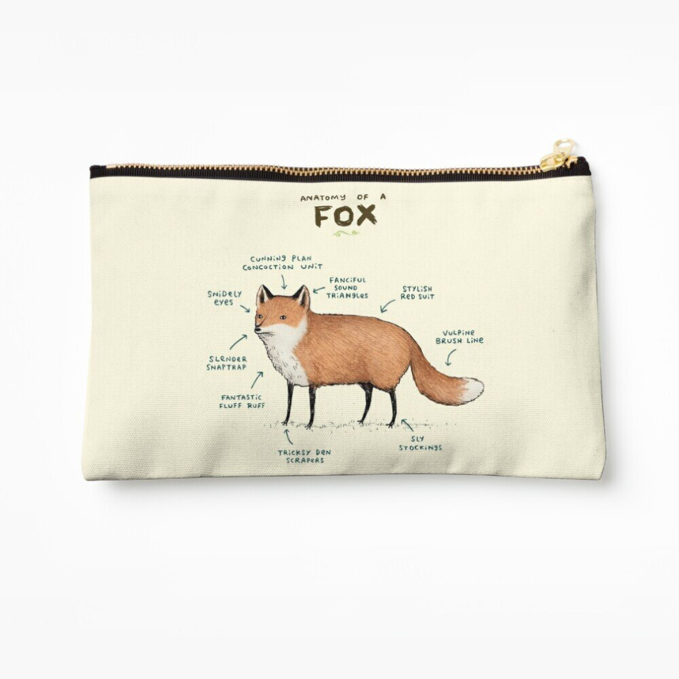 Whibos Makeup Bag Anatomy Of A Fox Cosmetic Organizer Tyvek Paper Bags Zipper Pouch