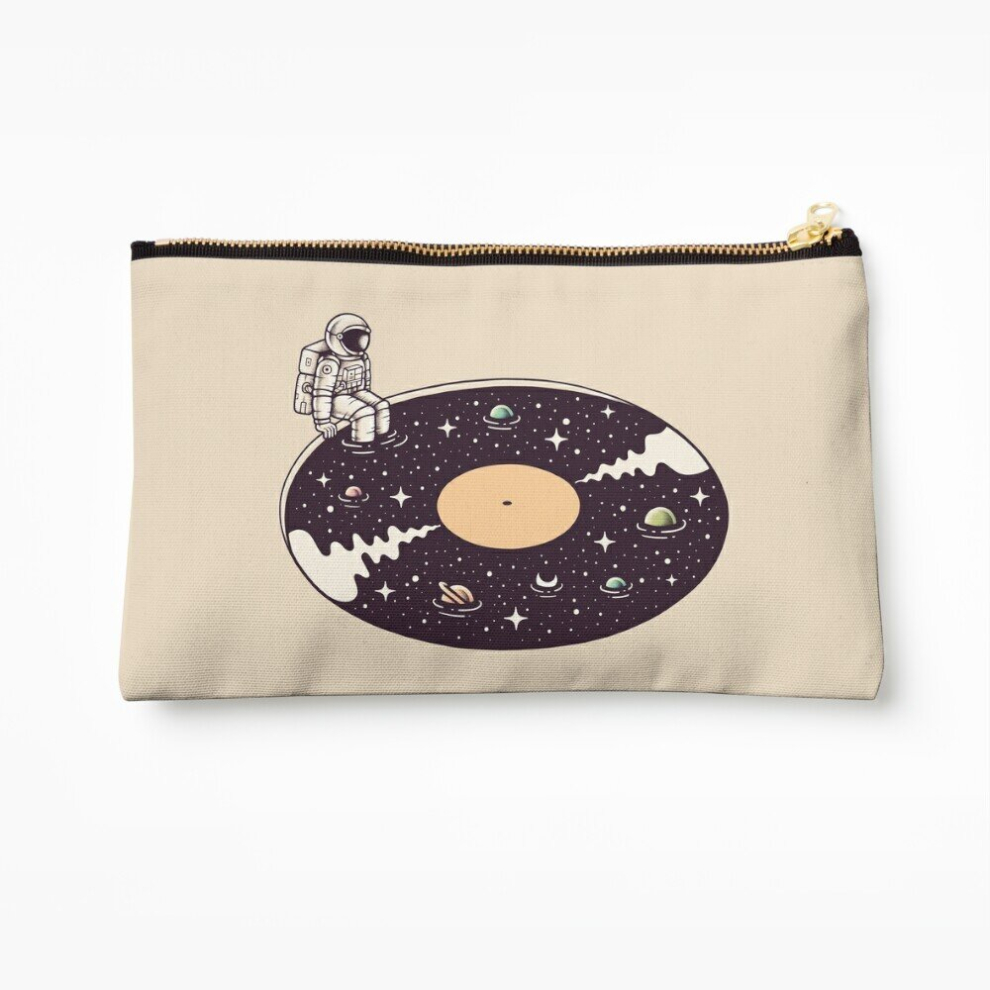 Whibos Makeup Bag Cosmic Sound Cosmetic Organizer Tyvek Paper Bags Zipper Pouch