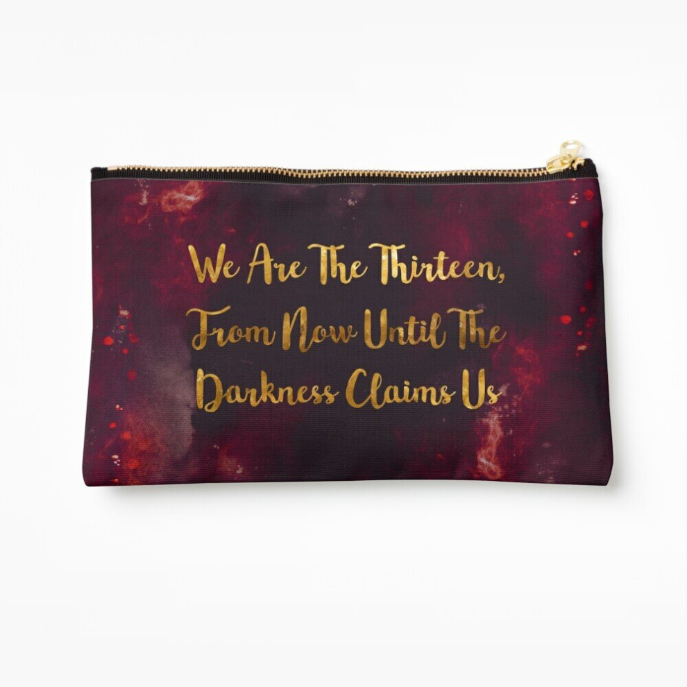 Whibos Makeup Bag Until The Darkness Claims Us Cosmetic Organizer Tyvek Paper Bags Zipper Pouch