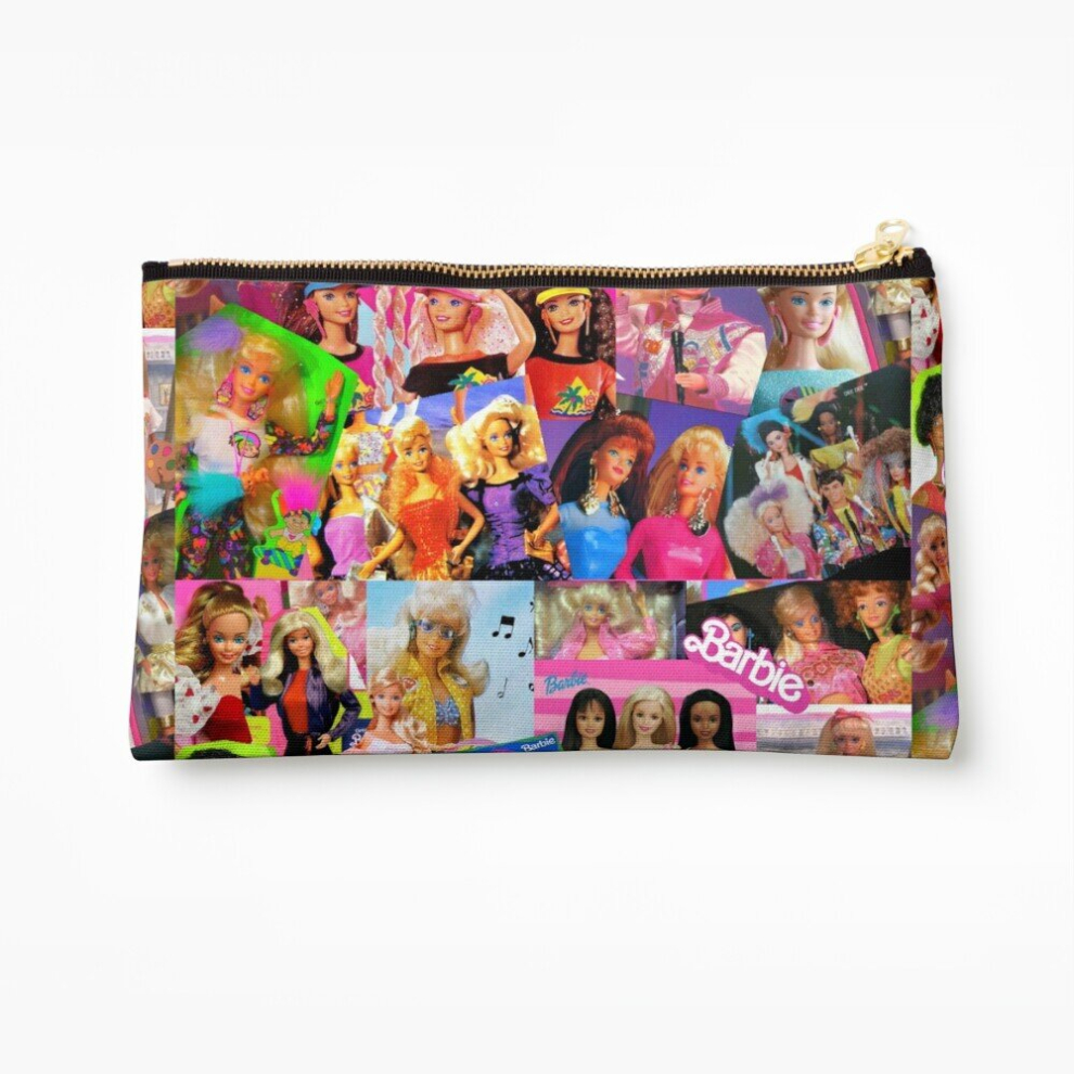 Whibos Makeup Bag 80'S Barbie Cosmetic Organizer Tyvek Paper Bags Zipper Pouch
