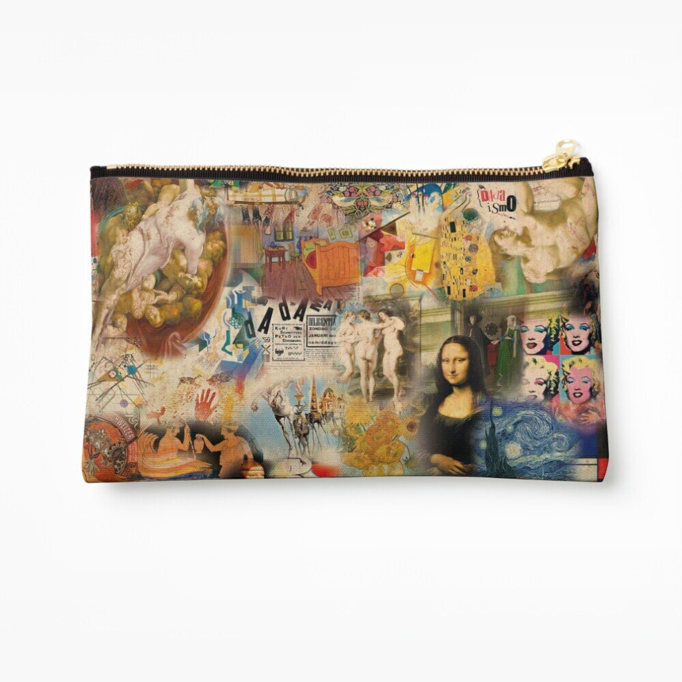 Whibos Makeup Bag History Of Art Cosmetic Organizer Tyvek Paper Bags Zipper Pouch