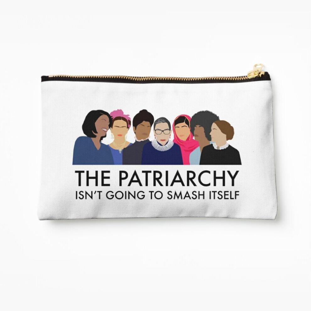 Whibos Makeup Bag The Patriarchy Isn't Going To Smash Itself Cosmetic Organizer Tyvek Paper Bags Zipper Pouch