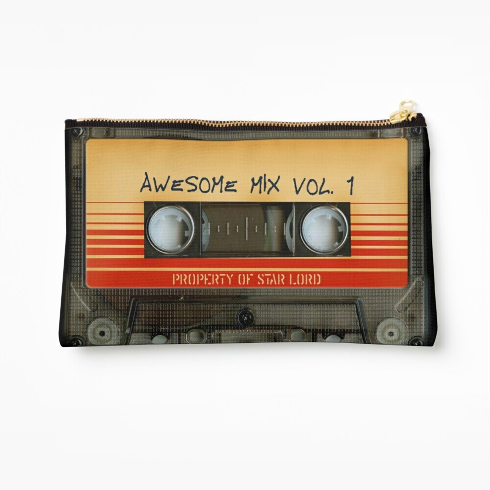 Whibos Makeup Bag Awesome Transparent Mix Cassette Tape Volume 1 Cosmetic Organizer Tyvek Paper Bags Zipper Pouch