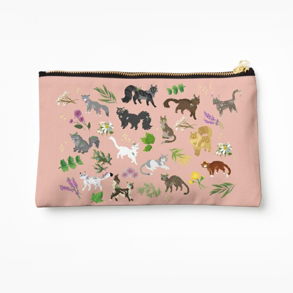Whibos Makeup Bag Medicine Cat Pattern! Cosmetic Organizer Tyvek Paper Bags Zipper Pouch