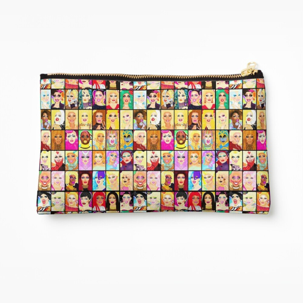 Whibos Makeup Bag Life Is A Drag Cosmetic Organizer Tyvek Paper Bags Zipper Pouch