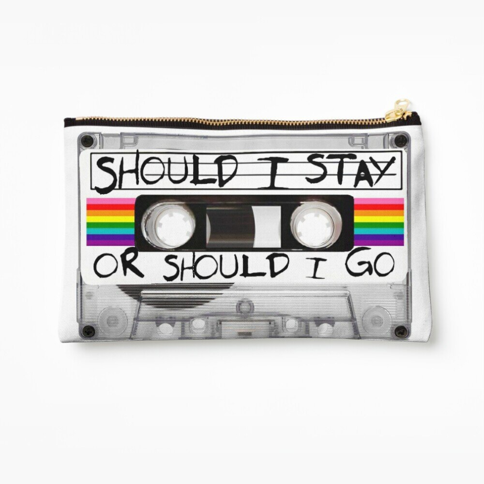 Whibos Makeup Bag Retro Vintage Cassette Tape 80S Stranger Cosmetic Organizer Tyvek Paper Bags Zipper Pouch