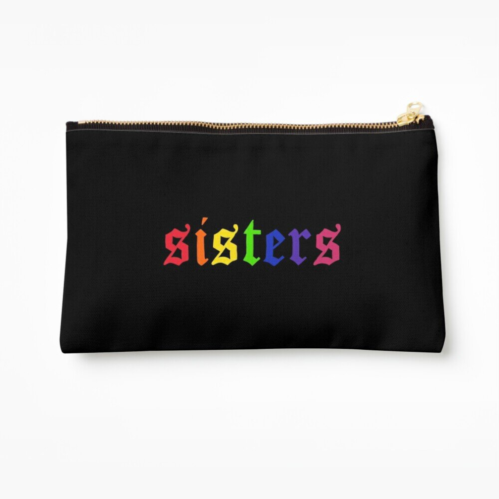 Whibos Black Makeup Bag James Charles - Rainbow Sisters (Black) Cosmetic Organizer Tyvek Paper Bags Zipper Pouch