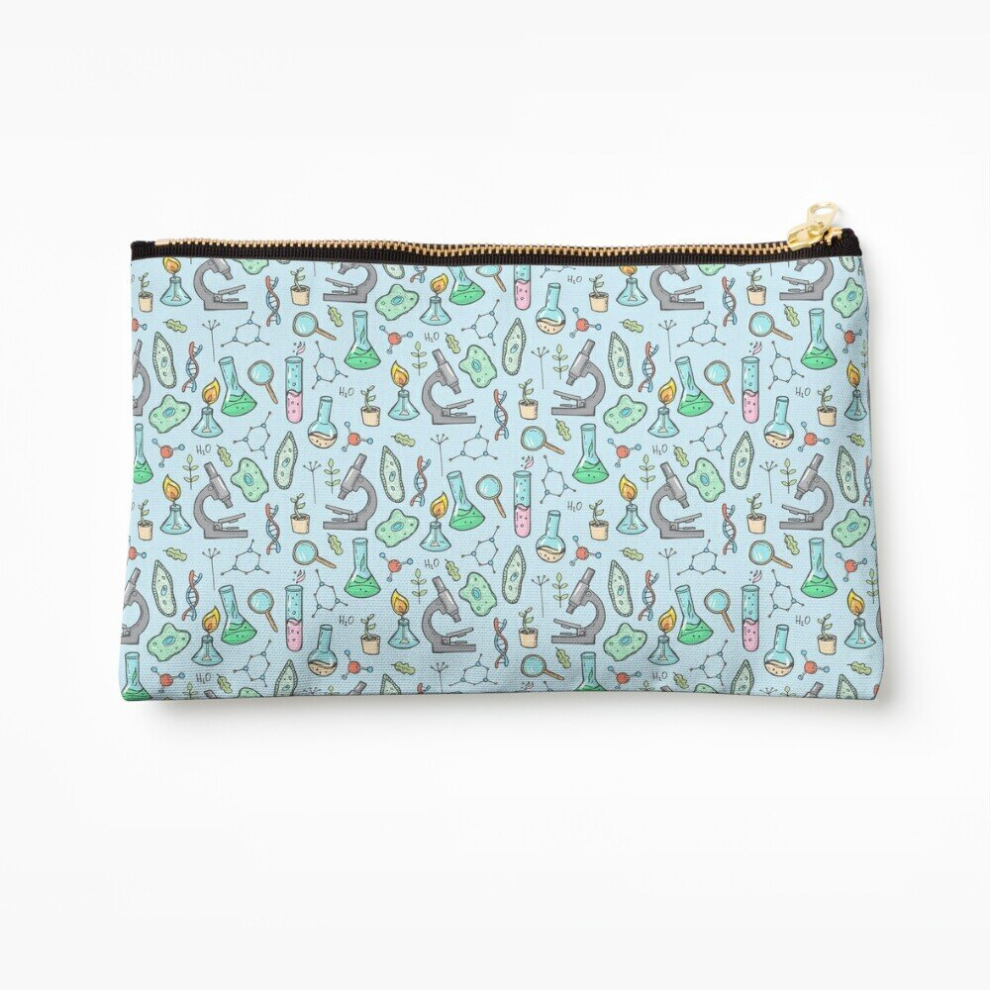 Whibos Makeup Bag Biology And Chemistry Cosmetic Organizer Tyvek Paper Bags Zipper Pouch