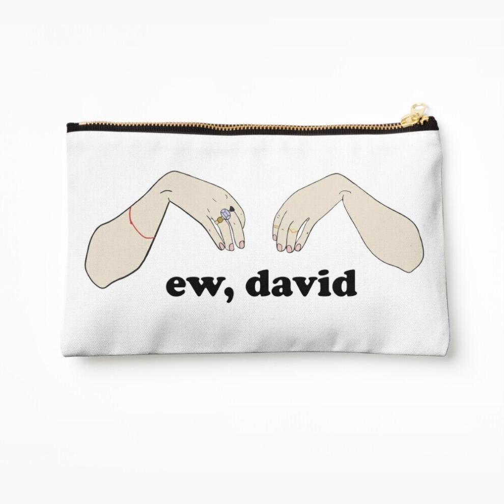 Whibos Makeup Bag Ew, David - Schitt's Creek Cosmetic Organizer Tyvek Paper Bags Zipper Pouch