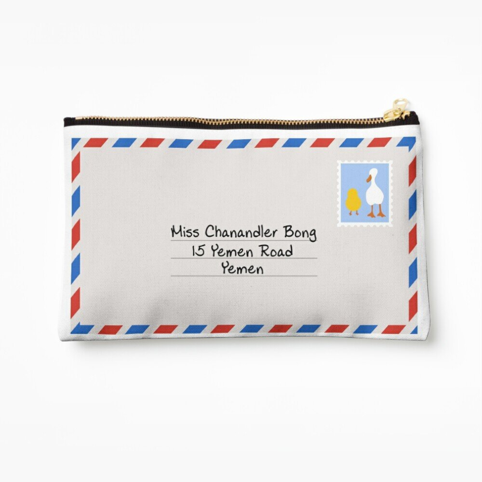 Whibos Makeup Bag Miss Chanandler Bong Cosmetic Organizer Tyvek Paper Bags Zipper Pouch