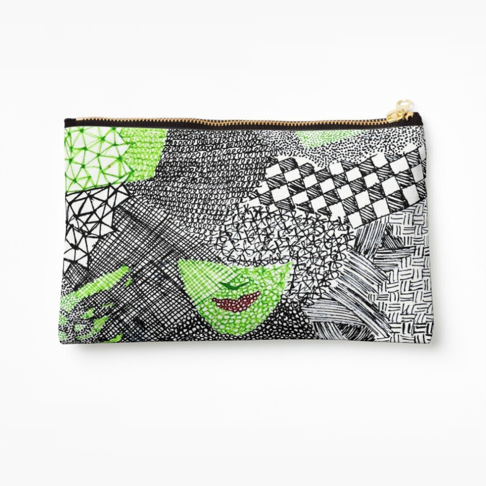 Whibos Makeup Bag Wicked - Elphaba Cosmetic Organizer Tyvek Paper Bags Zipper Pouch