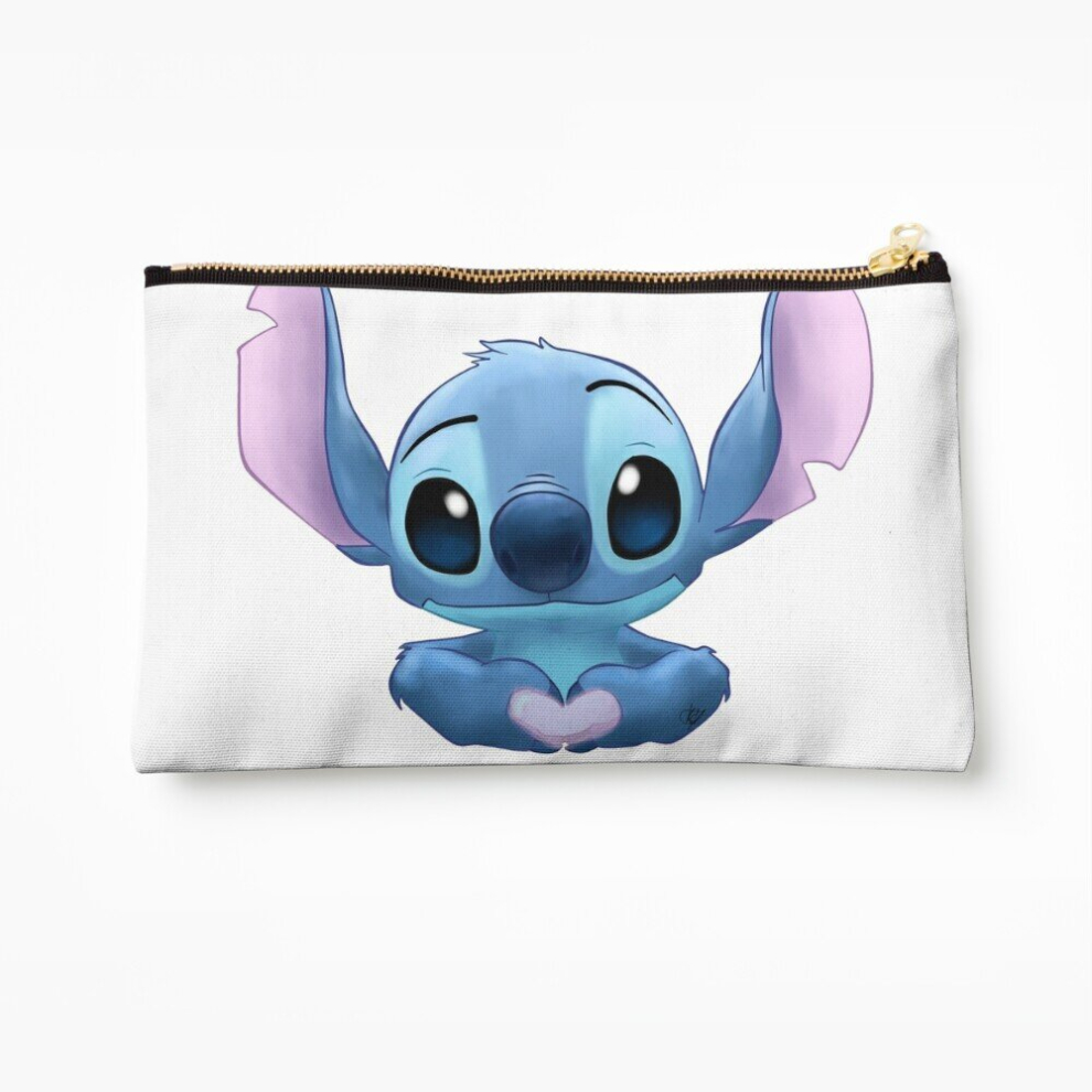 Whibos Makeup Bag Stitch Heart Cosmetic Organizer Tyvek Paper Bags Zipper Pouch