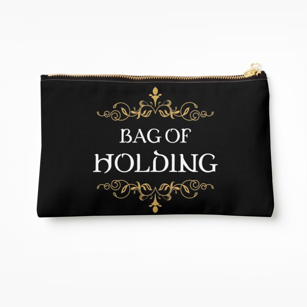 Whibos Makeup Bag Bag Of Holding Tabletop Rpg Addict Cosmetic Organizer Tyvek Paper Bags Zipper Pouch