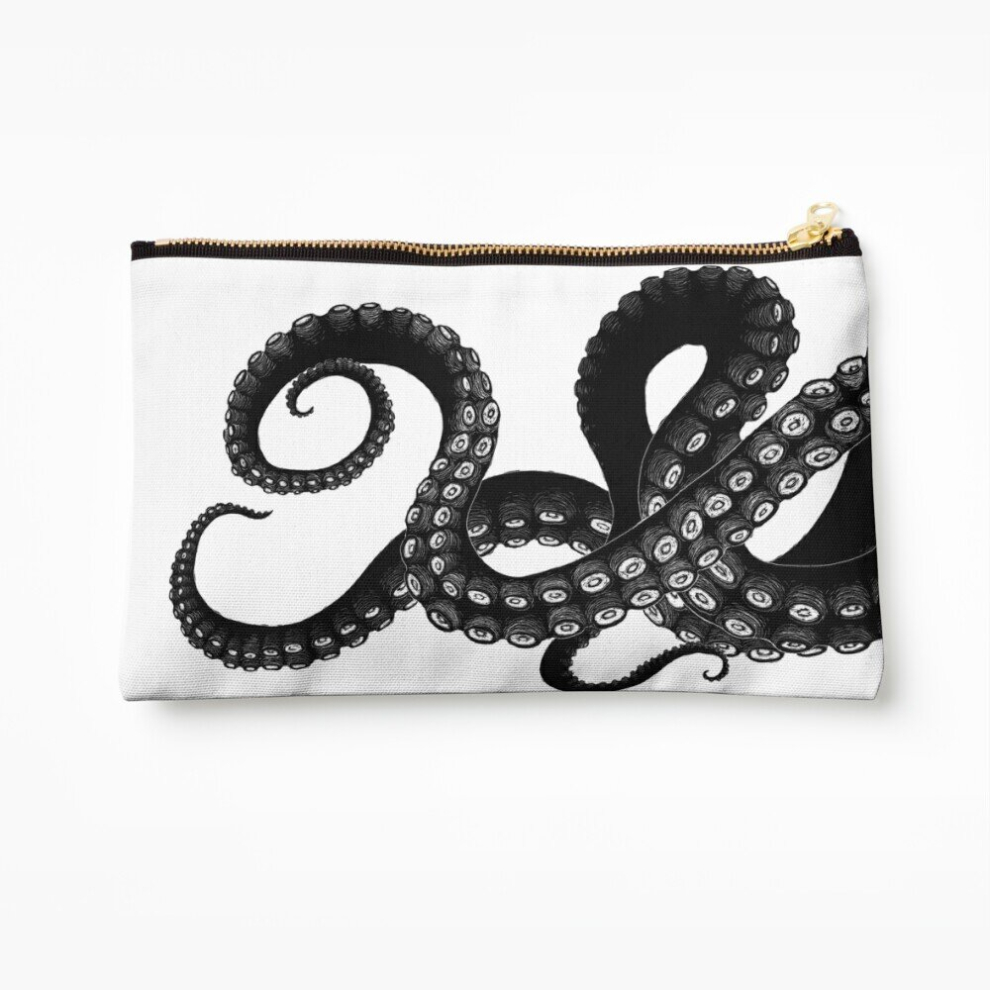 Whibos Makeup Bag Get Kraken Cosmetic Organizer Tyvek Paper Bags Zipper Pouch