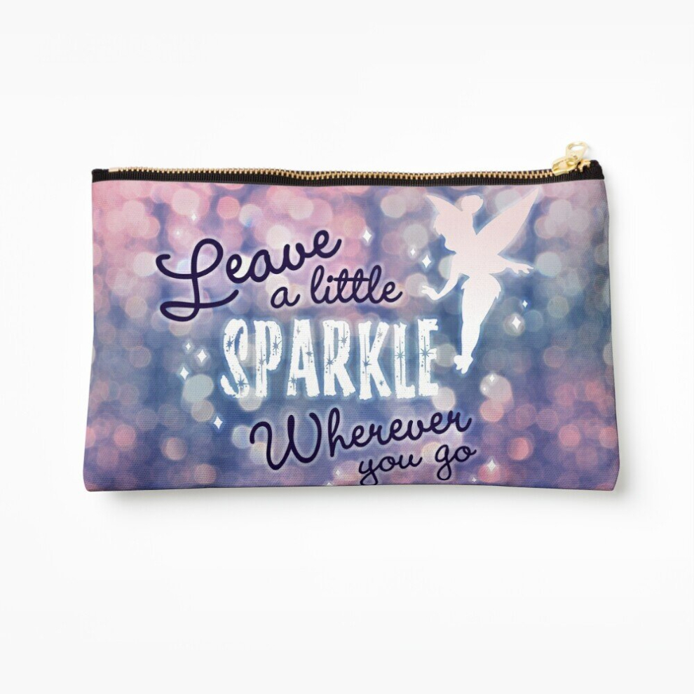Whibos Makeup Bag Leave A Little Sparkle Wherever You Go Cosmetic Organizer Tyvek Paper Bags Zipper Pouch