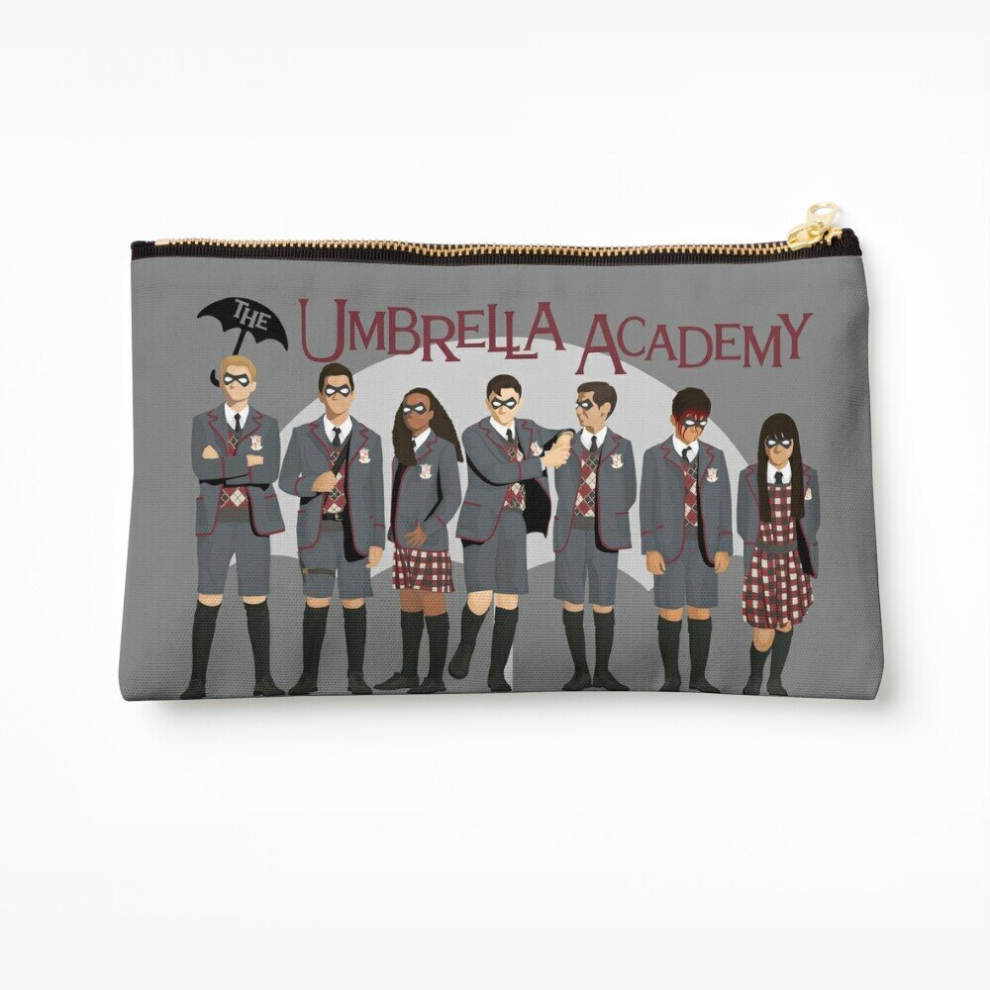 Whibos Makeup Bag The Umbrella Academy Group Cosmetic Organizer Tyvek Paper Bags Zipper Pouch