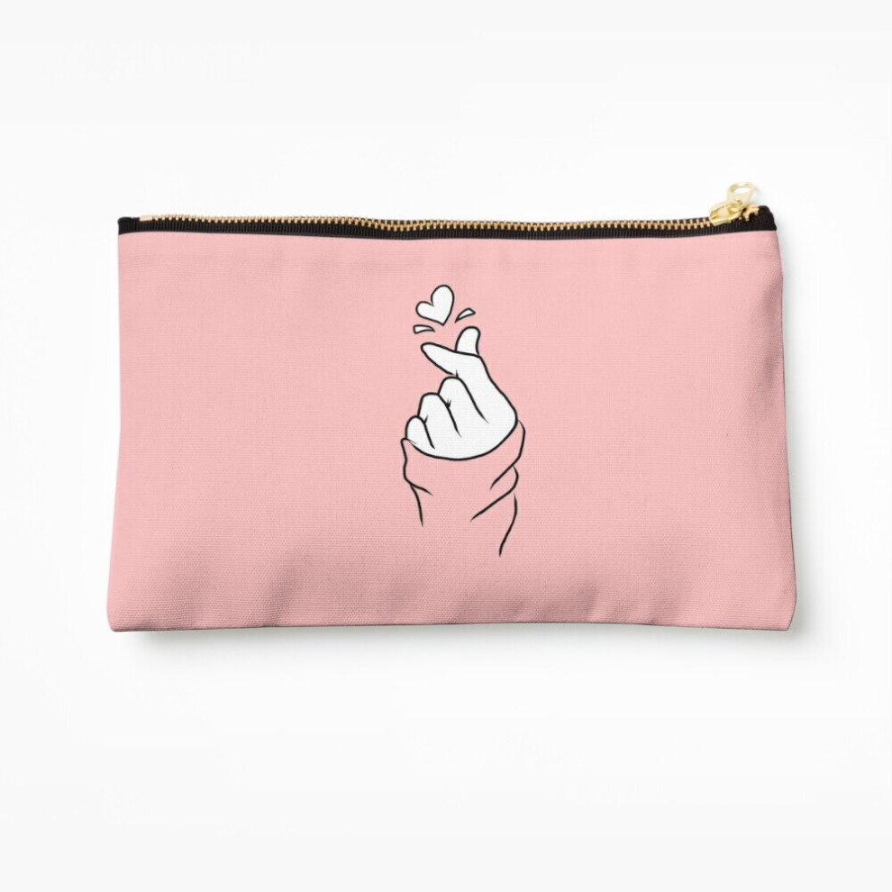 Whibos Makeup Bag Cute Heart~ Cosmetic Organizer Tyvek Paper Bags Zipper Pouch