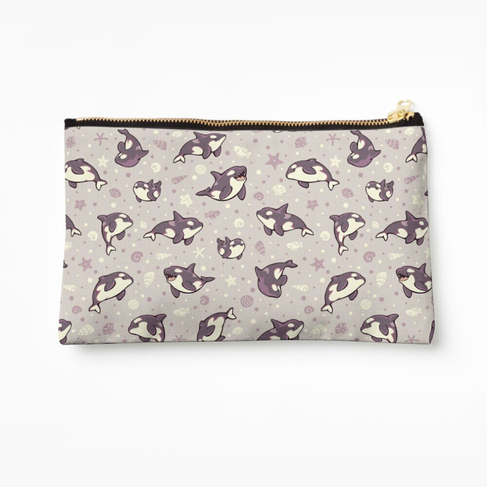 Whibos Makeup Bag Jelly Bean Orcas Cosmetic Organizer Tyvek Paper Bags Zipper Pouch