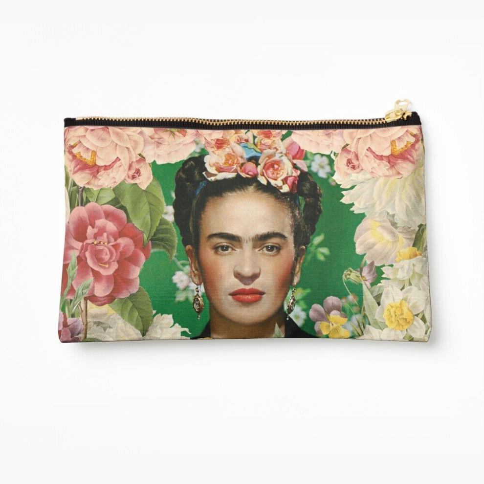 Whibos Makeup Bag Frida Kahlo Iv Cosmetic Organizer Tyvek Paper Bags Zipper Pouch