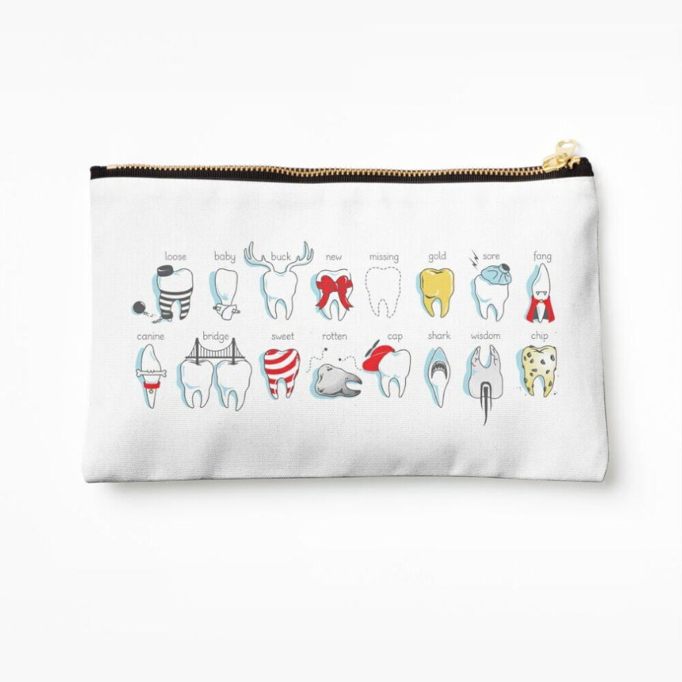Whibos Makeup Bag Dental Definitions Cosmetic Organizer Tyvek Paper Bags Zipper Pouch