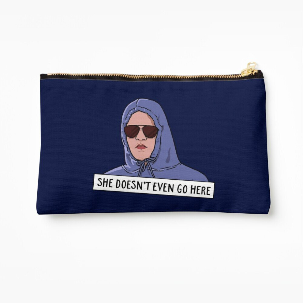 Whibos Makeup Bag She Doesn't Even Go Here Cosmetic Organizer Tyvek Paper Bags Zipper Pouch