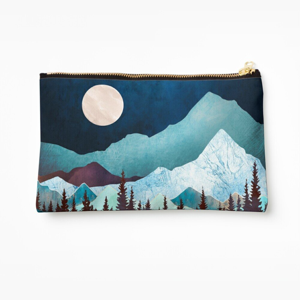 Whibos Makeup Bag Moon Bay Cosmetic Organizer Tyvek Paper Bags Zipper Pouch