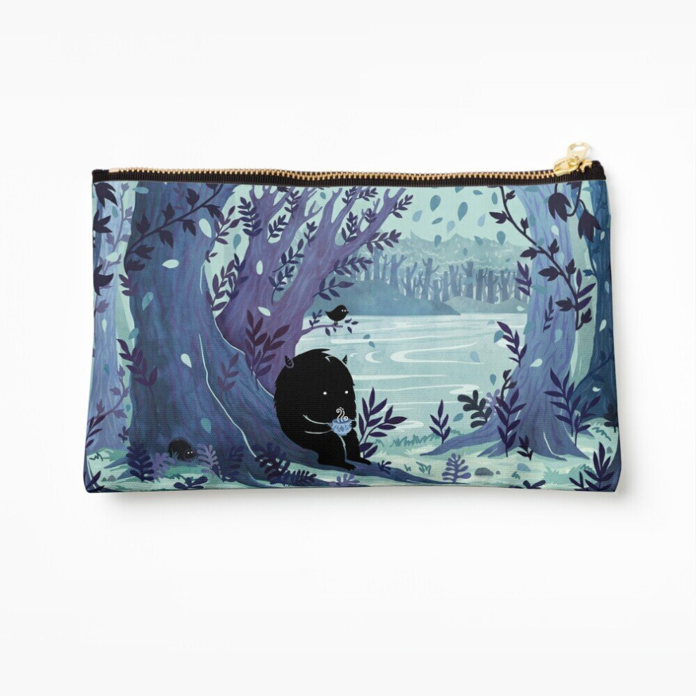 Whibos Makeup Bag A Quiet Spot Of Tea Cosmetic Organizer Tyvek Paper Bags Zipper Pouch