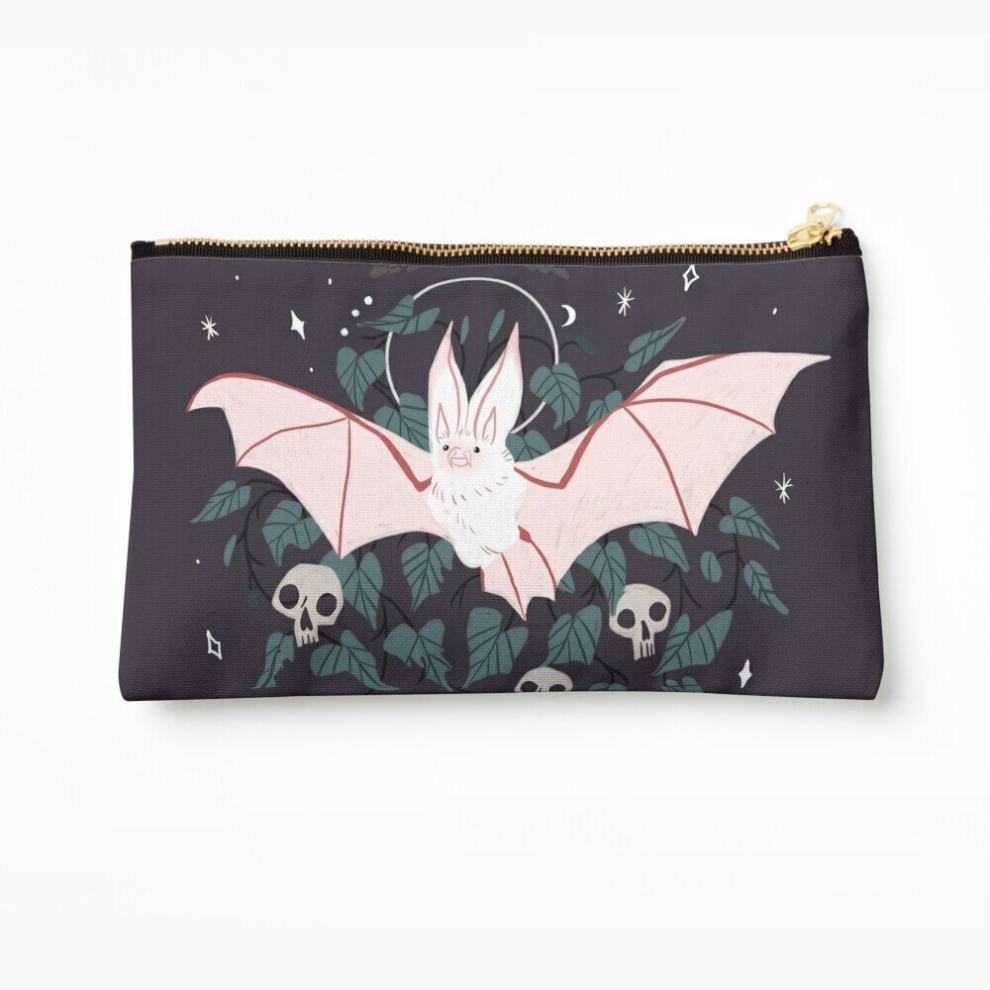 Whibos Makeup Bag Familiar - Desert Long Eared Bat Cosmetic Organizer Tyvek Paper Bags Zipper Pouch
