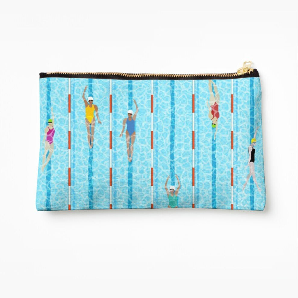 Whibos Makeup Bag Swimmers Cosmetic Organizer Tyvek Paper Bags Zipper Pouch