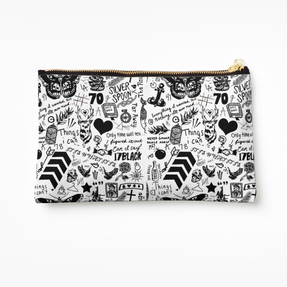 Whibos Makeup Bag Tattoos 2015 Cosmetic Organizer Tyvek Paper Bags Zipper Pouch