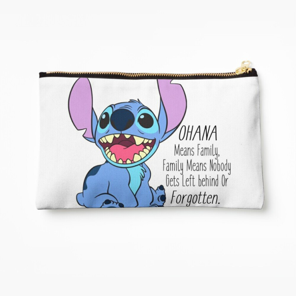 Whibos Makeup Bag Lilo And Stitch Cosmetic Organizer Tyvek Paper Bags Zipper Pouch