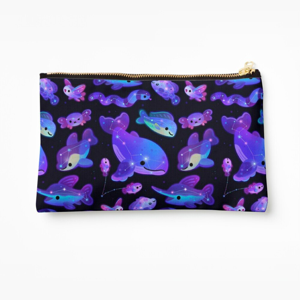 Whibos Makeup Bag Ocean Constellations Cosmetic Organizer Tyvek Paper Bags Zipper Pouch