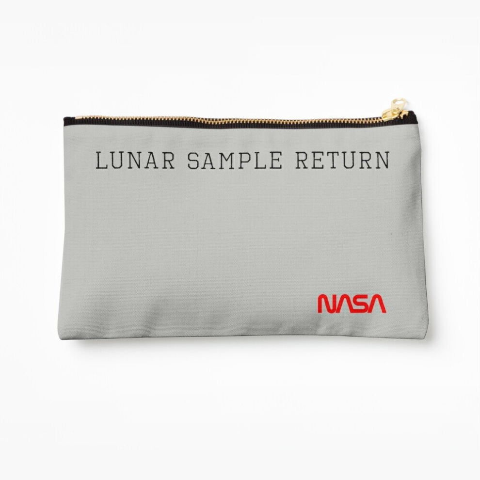Whibos Makeup Bag Lunar Sample Return Pouch Cosmetic Organizer Tyvek Paper Bags Zipper Pouch