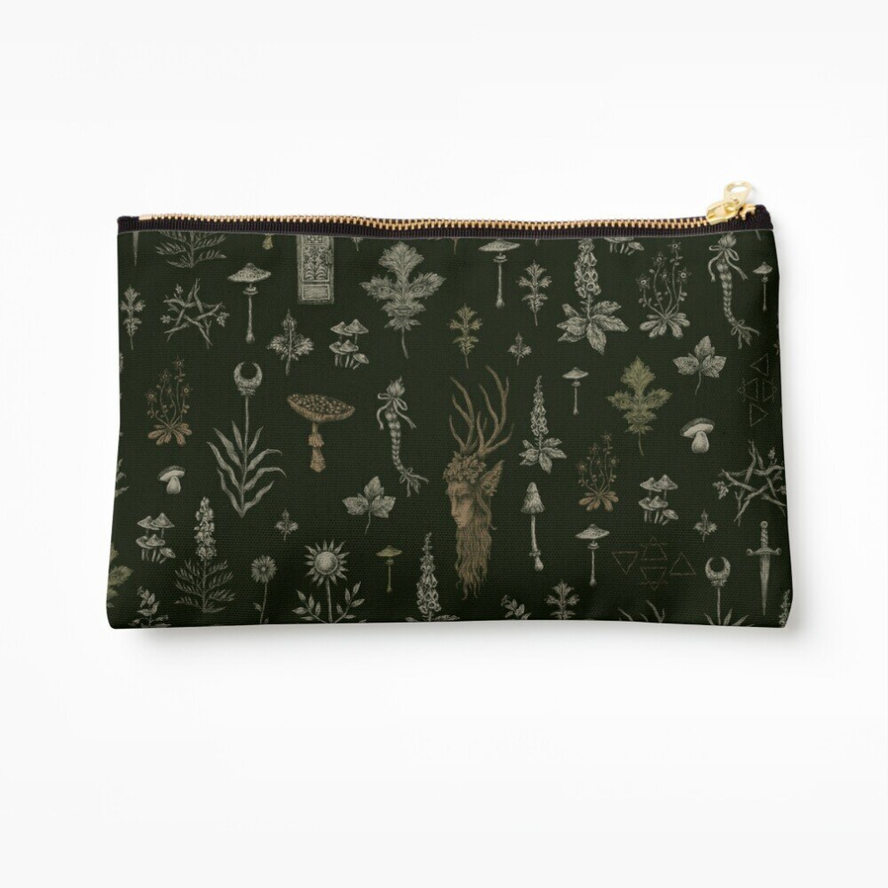 Whibos Makeup Bag Forest And Field Guardian Cosmetic Organizer Tyvek Paper Bags Zipper Pouch
