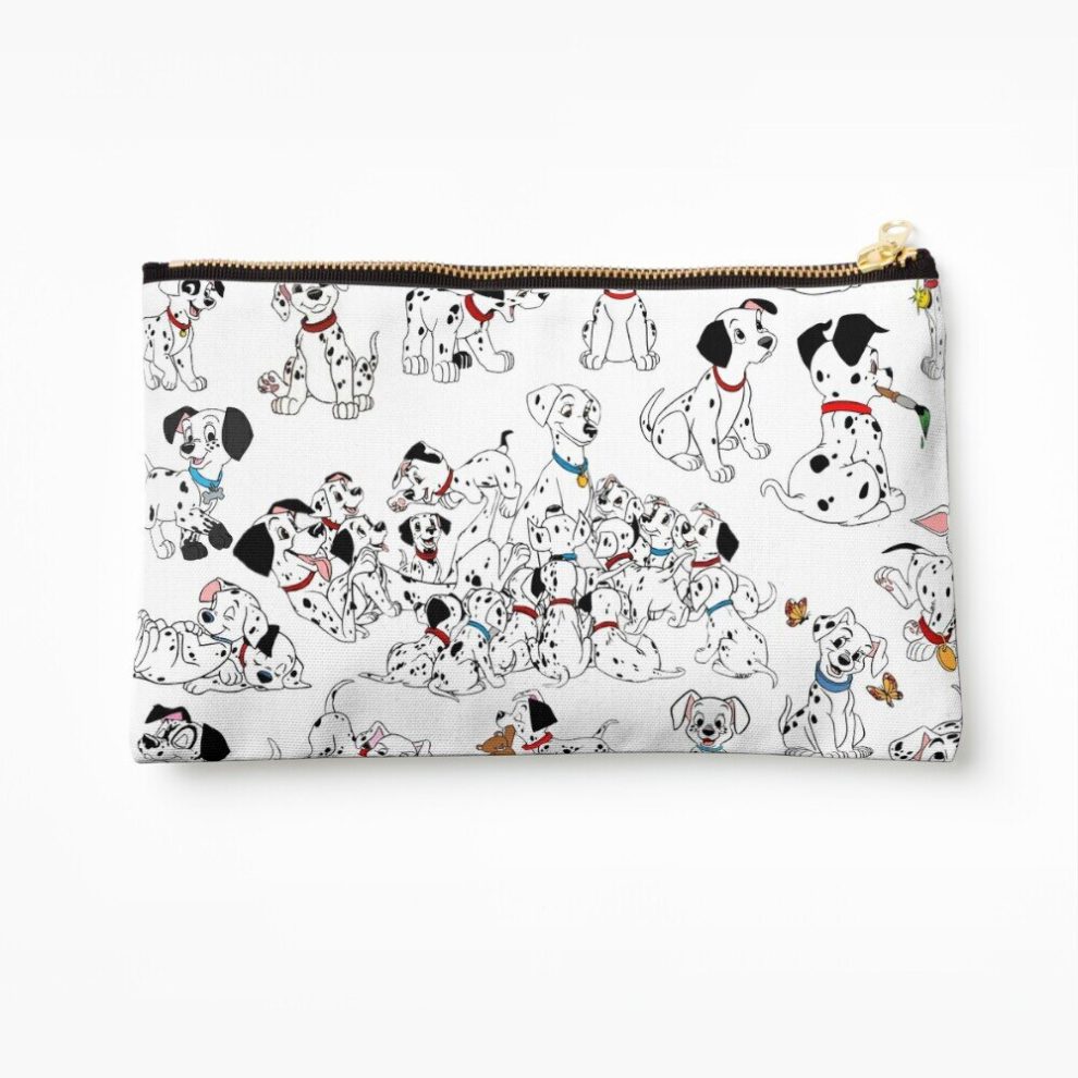 Whibos Makeup Bag 101 Dalmatians Cosmetic Organizer Tyvek Paper Bags Zipper Pouch