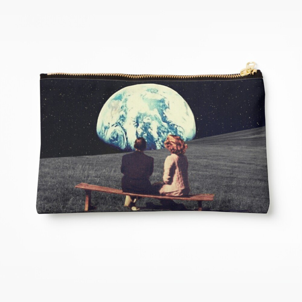 Whibos Makeup Bag We Used To Live There Cosmetic Organizer Tyvek Paper Bags Zipper Pouch